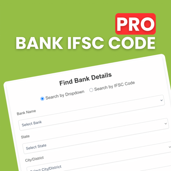 Bank IFSC Code Pro – Powerful Bank Code Finder